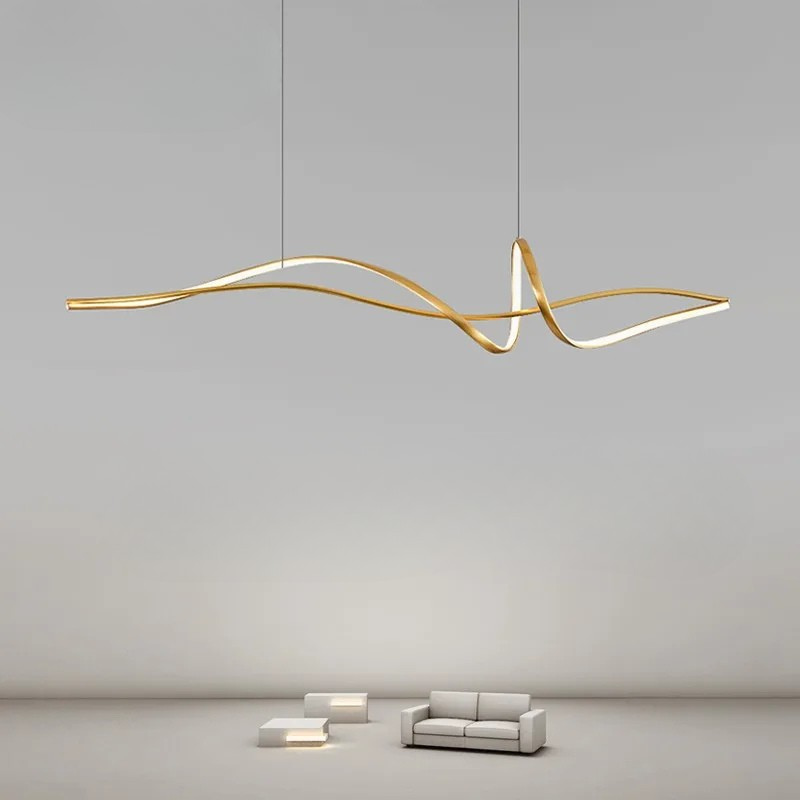 Lustre dimerizável Rio - em alumínio