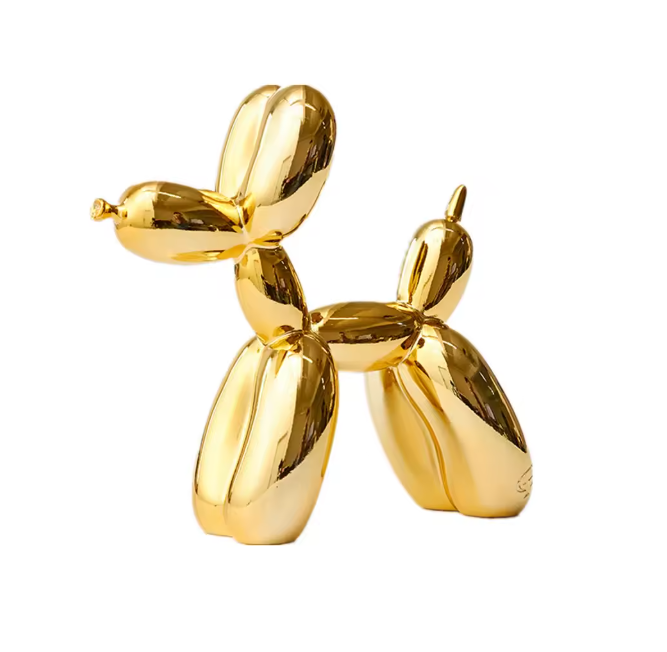 Escultura galvanizada Puppy - 04 Cores