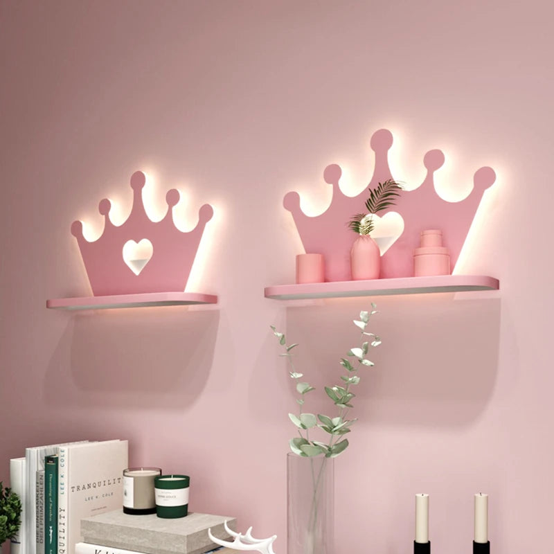 Prateleiras Cartoon com iluminação em led