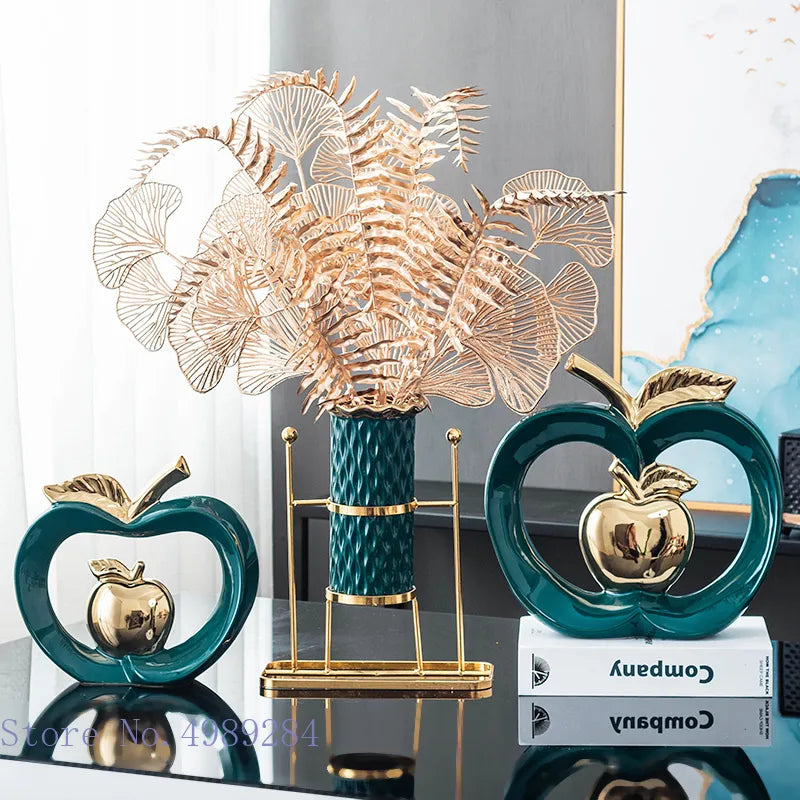 Adornos decorativos Big Apple - em cerâmica esmaltada