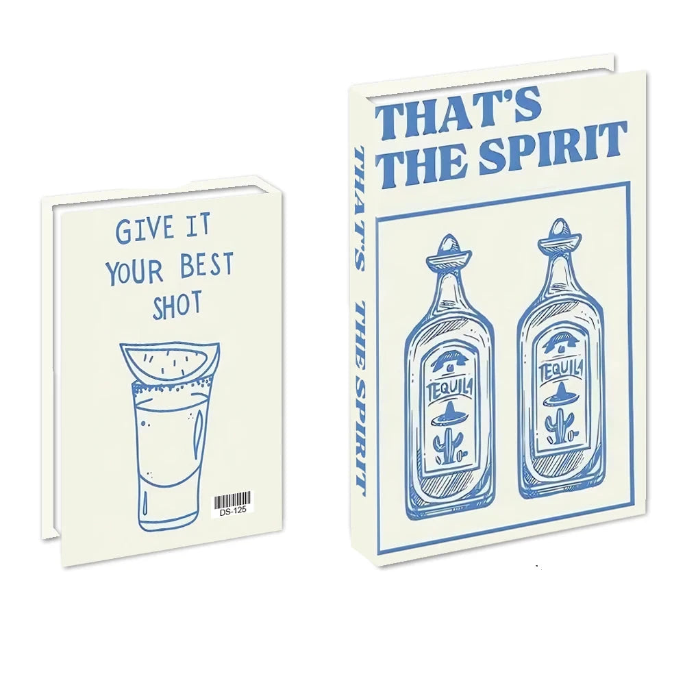 Livros Caixa Decorativos - Série Cocktails