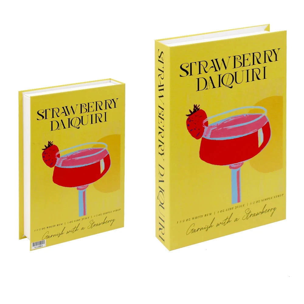 Livros Caixa Decorativos - Série Cocktails