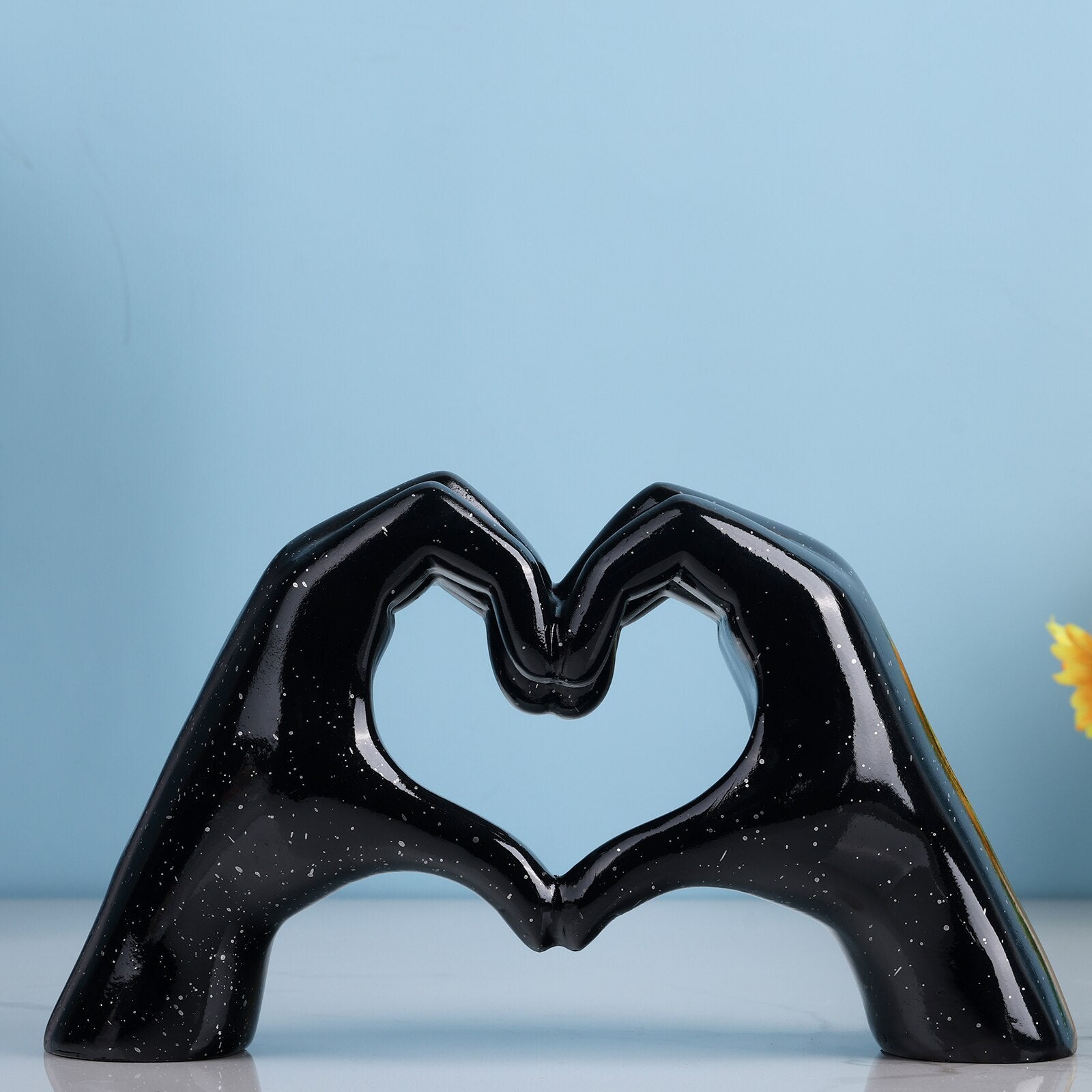 Adorno decorativo Heart - em poliresina