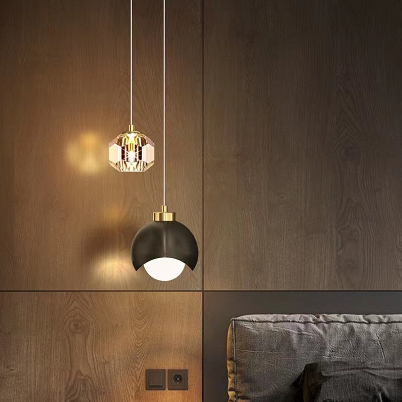 Pendente duplo Equilibrium - Metal & Cristal