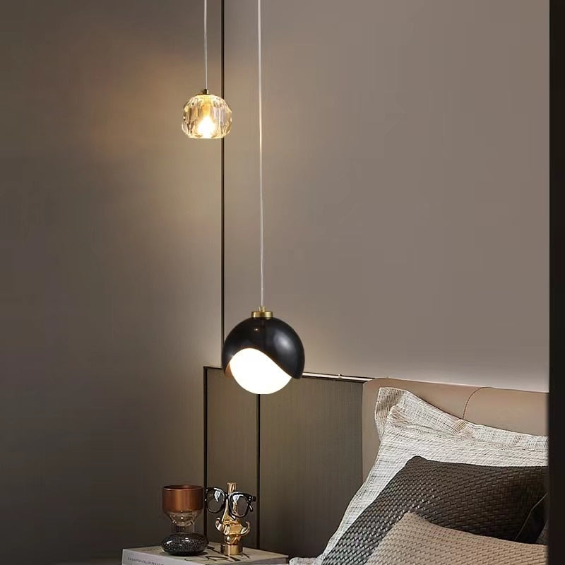 Pendente duplo Equilibrium - Metal & Cristal