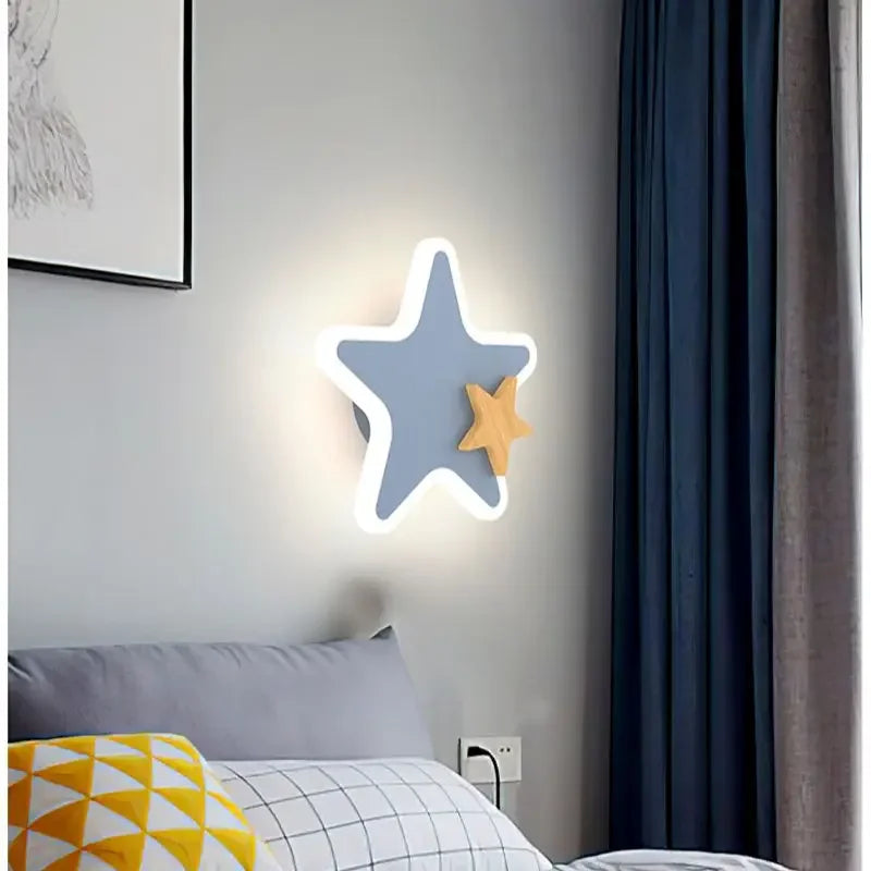 Arandelas Estrela & Foguete em led