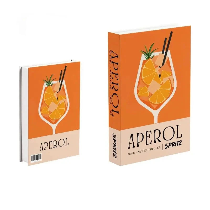 Livros Caixa Decorativos - Série Cocktails