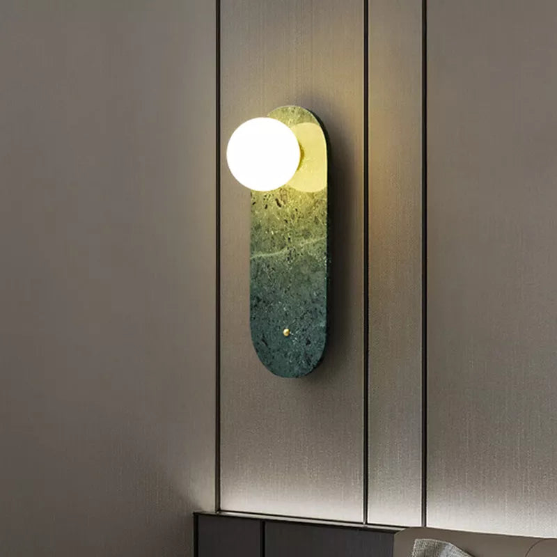 Arandelas Marble - em Metal & Mármore