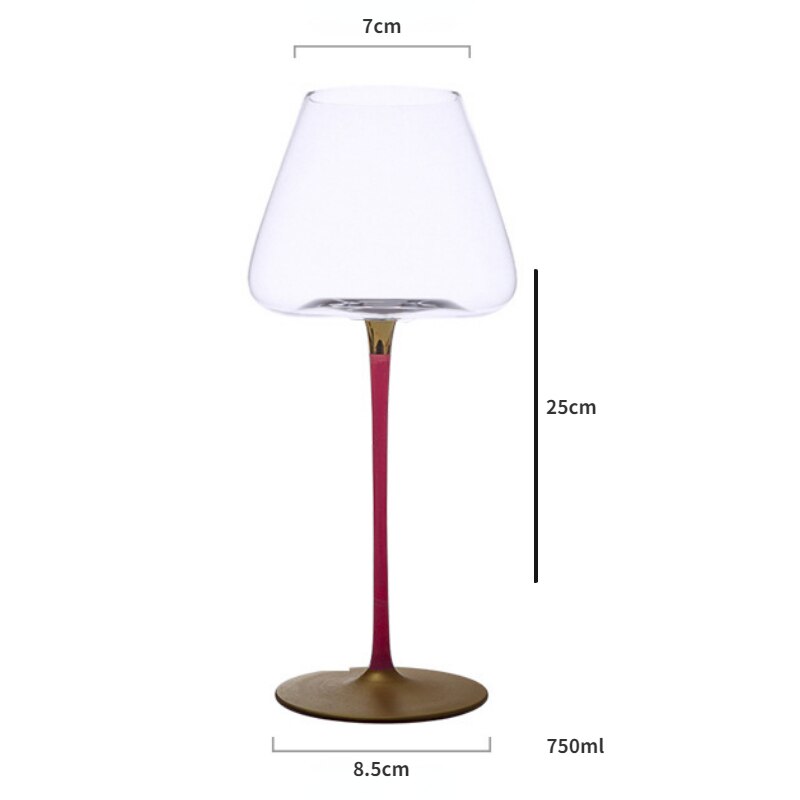 Jogo 2pcs taças em cristal Kea - design moderno