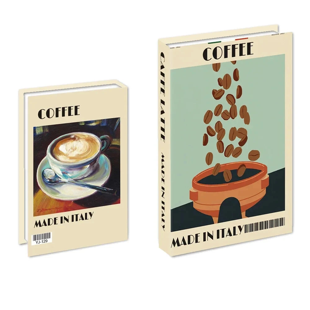 Livro Caixa Decorativo - Série Café