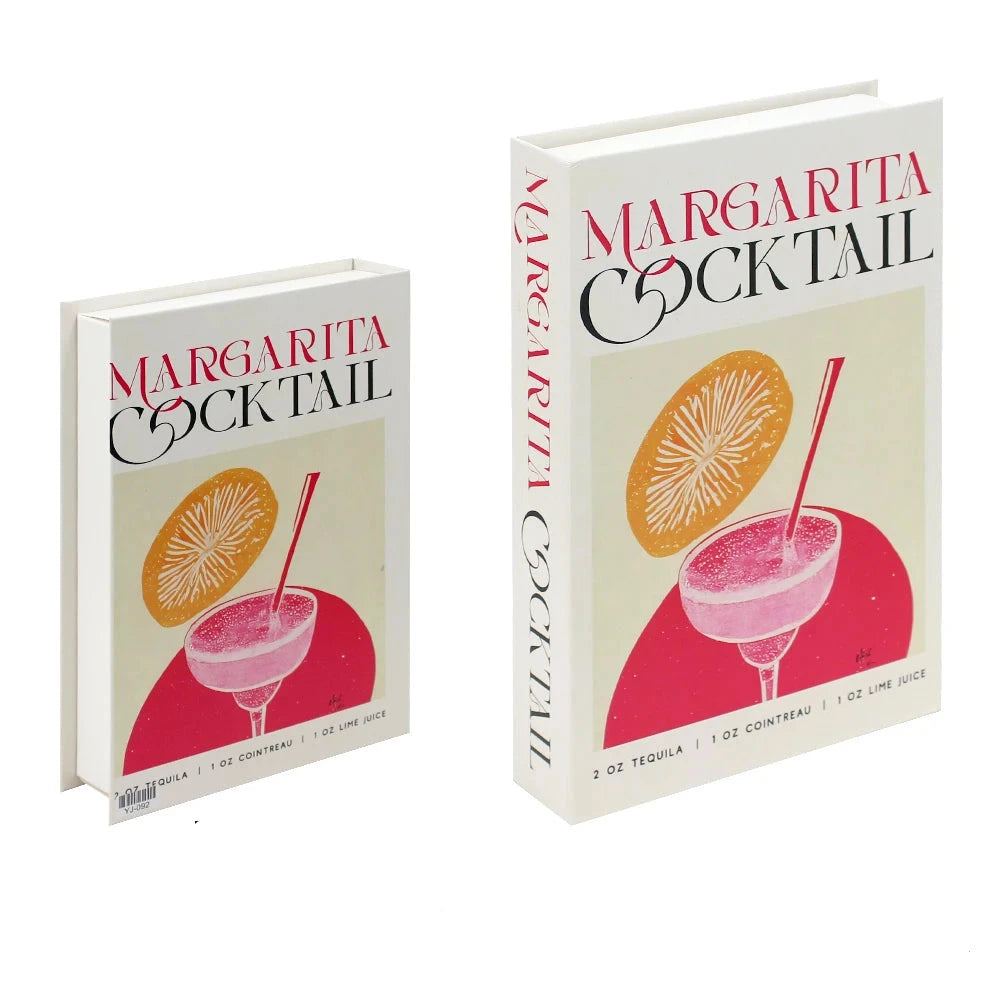 Livros Caixa Decorativos - Série Cocktails