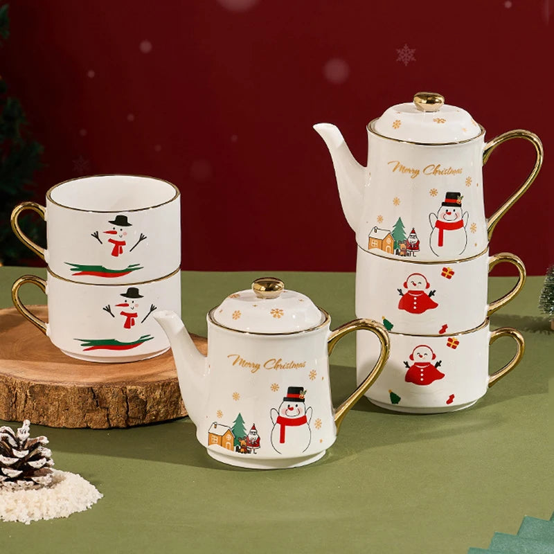 Kit 3pcs Natal - em cerâmica