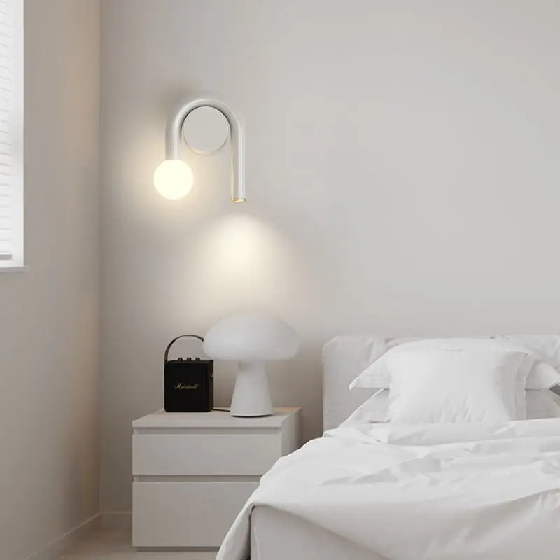Arandela em led U - design moderno