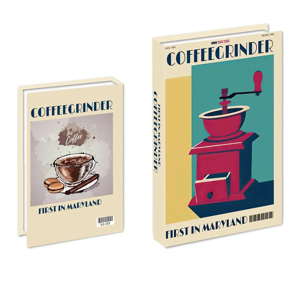 Livro Caixa Decorativo - Série Café