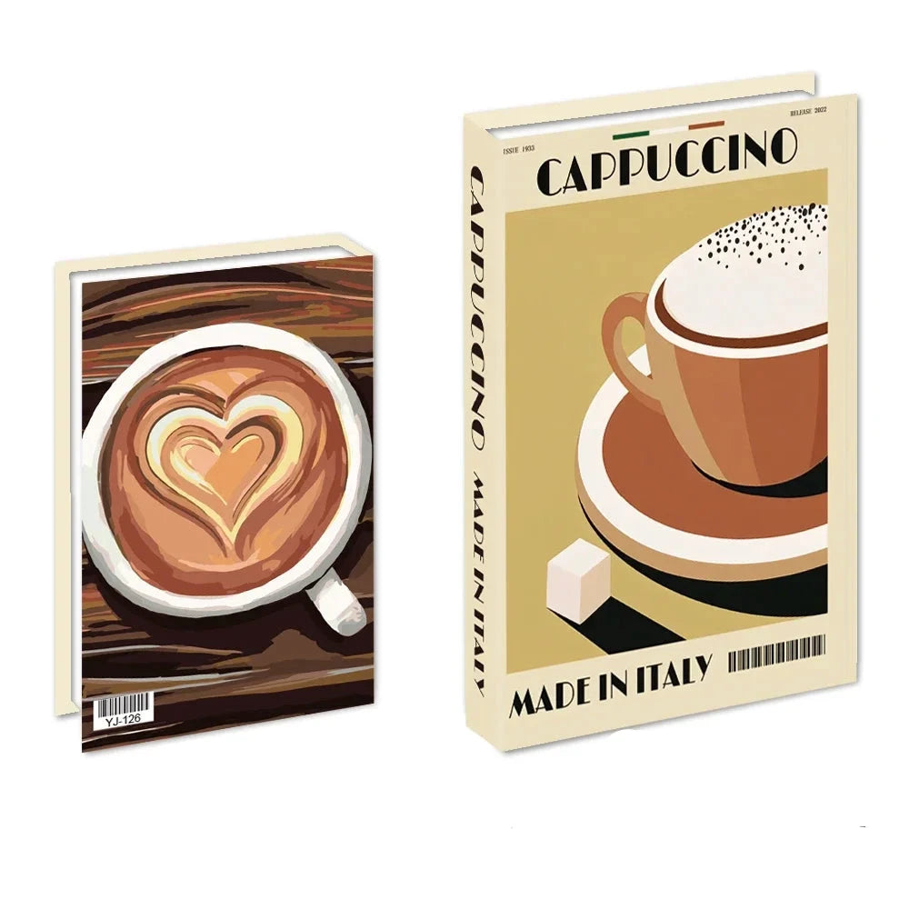 Livro Caixa Decorativo - Série Café