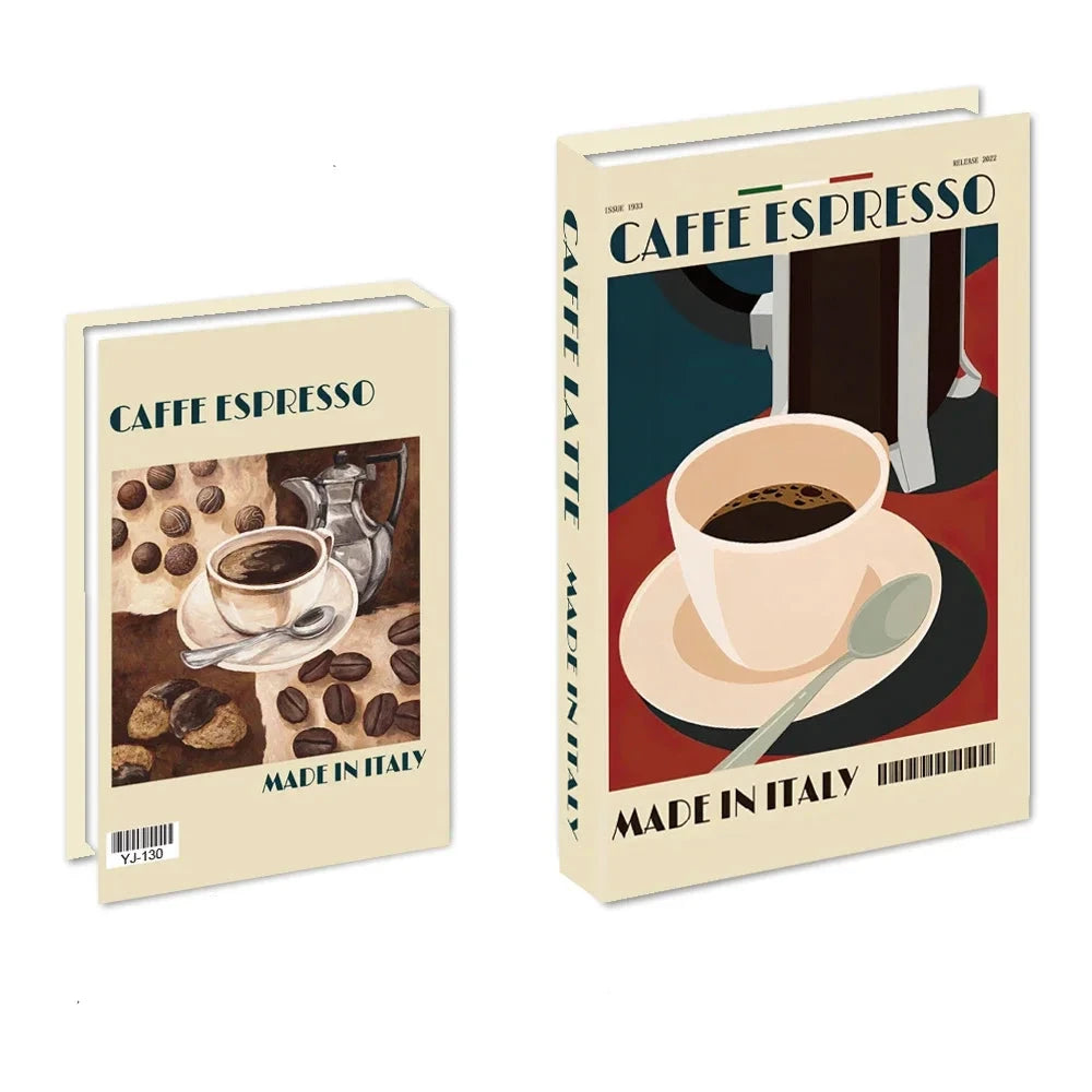 Livro Caixa Decorativo - Série Café