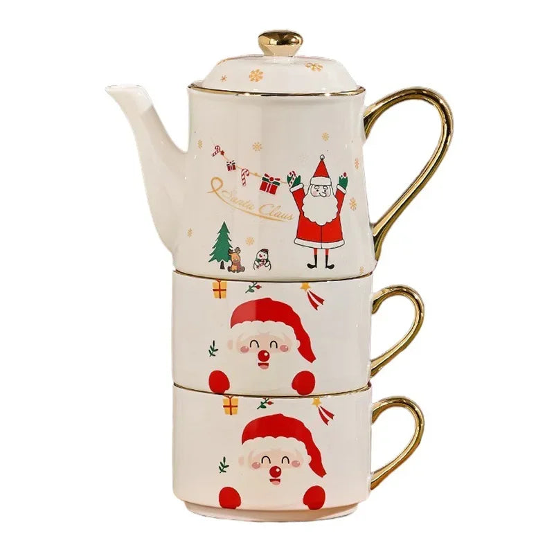 Kit 3pcs Natal - em cerâmica