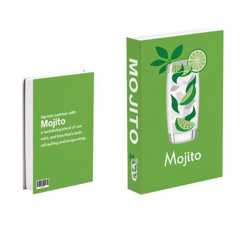 Livros Caixa Decorativos - Série Cocktails