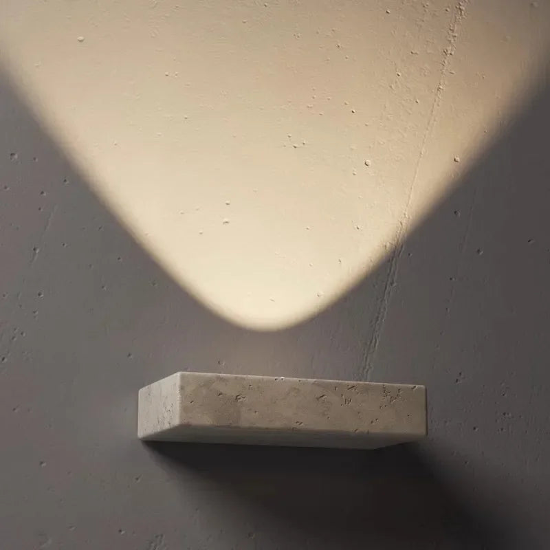 Arandela Travertino ponto de luz - área externa a prova d'água