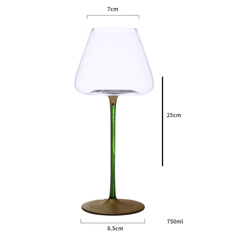 Jogo 2pcs taças em cristal Kea - design moderno