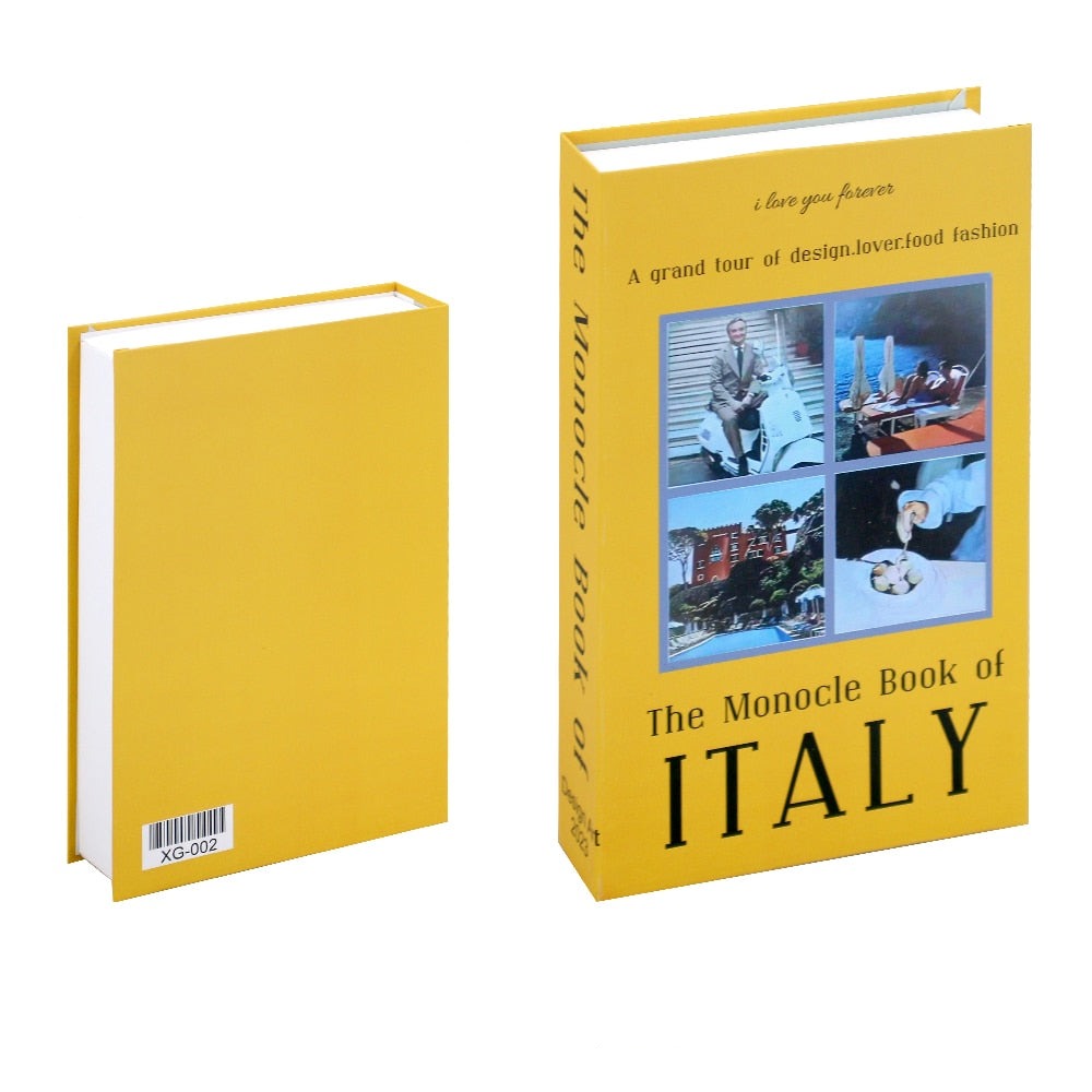 Livro caixa decorativo - Série Viagens