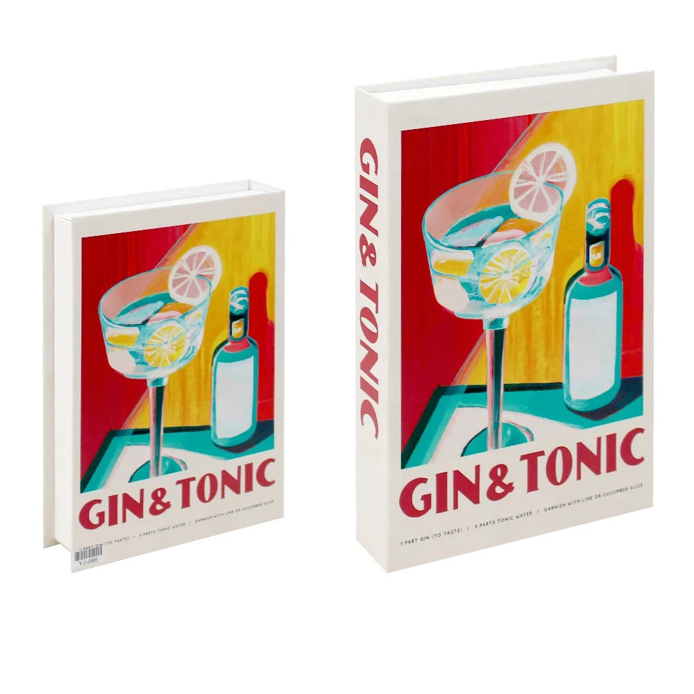 Livros Caixa Decorativos - Série Cocktails