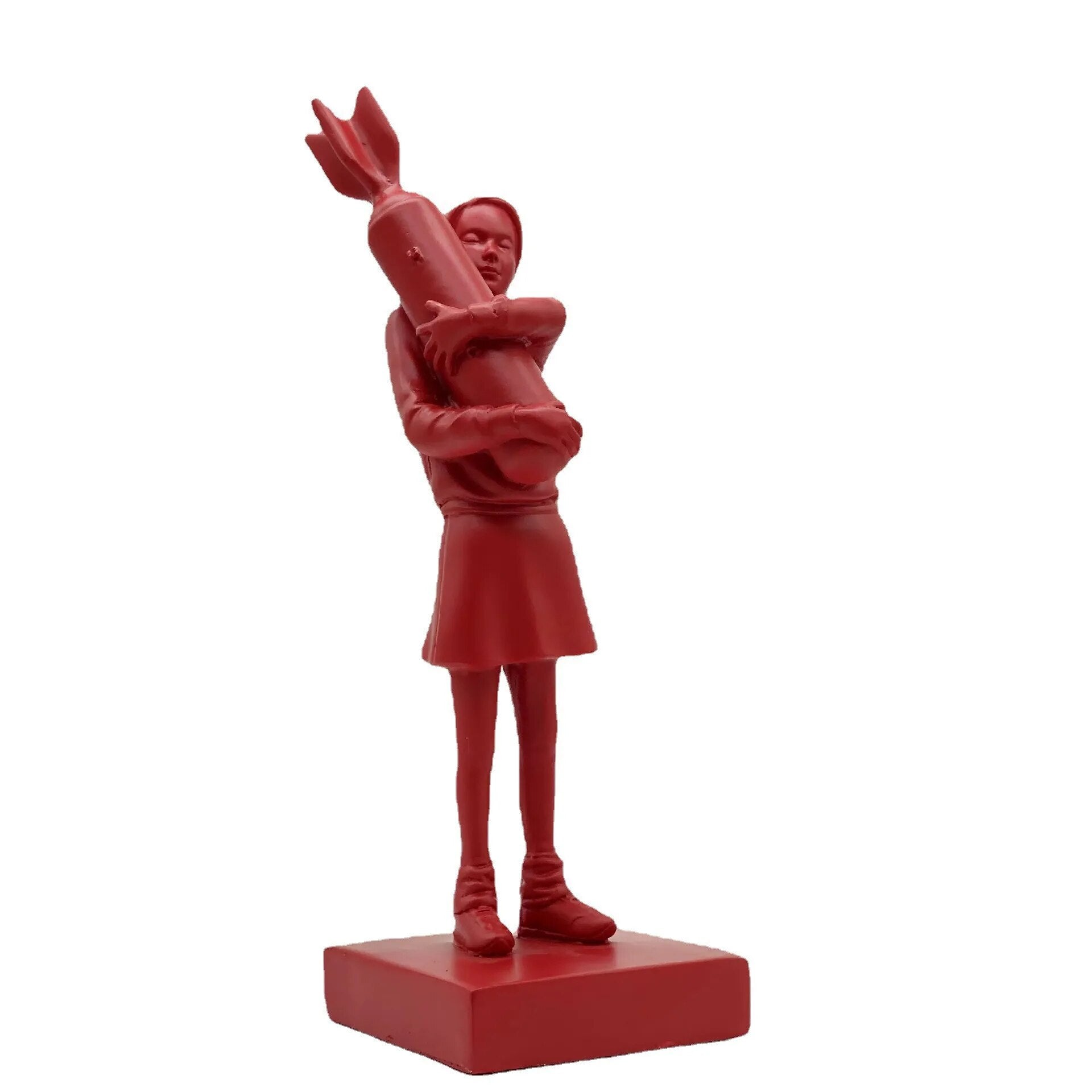 Escultura decorativa Bomb Girl - arte contemporânea