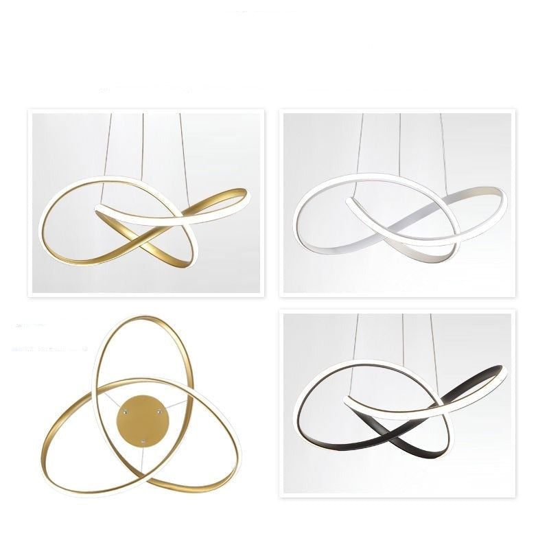 Lustre pendente em led dimerizável Spirit - 03 Opções de cor