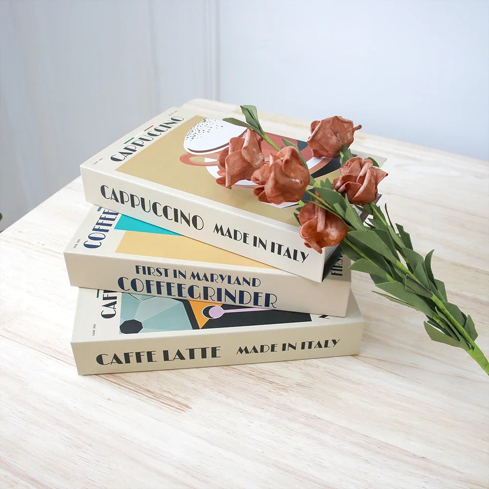 Livro Caixa Decorativo - Série Café