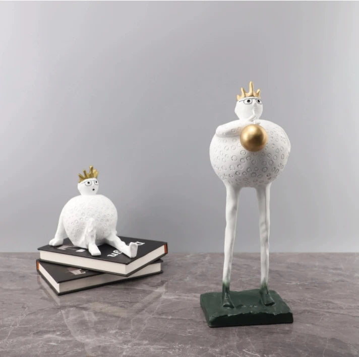 Esculturas decorativas Modernistas - design contemporãneo