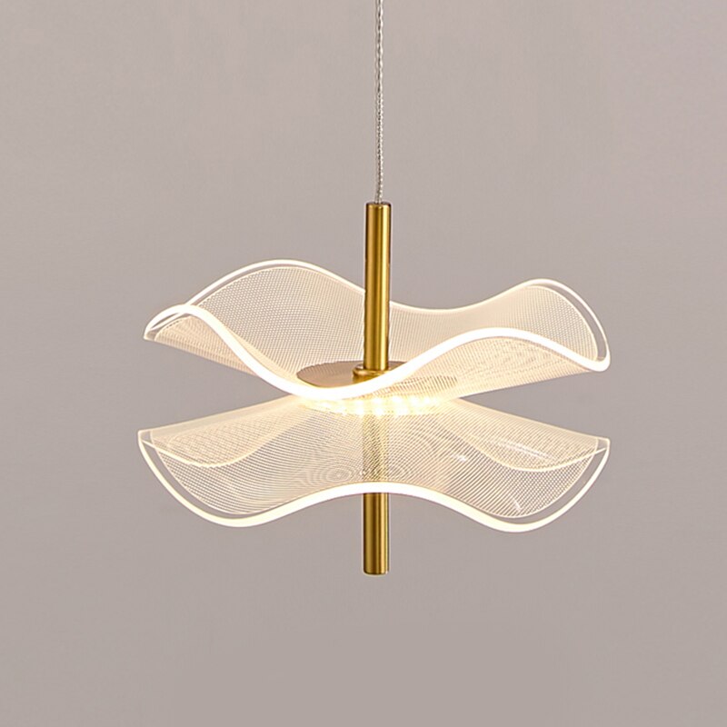Pendentes Lotus - em metal e led acrílico