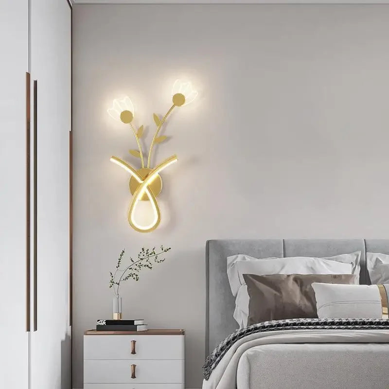 Arandela em led Bouquet de Flores - 03 Cores