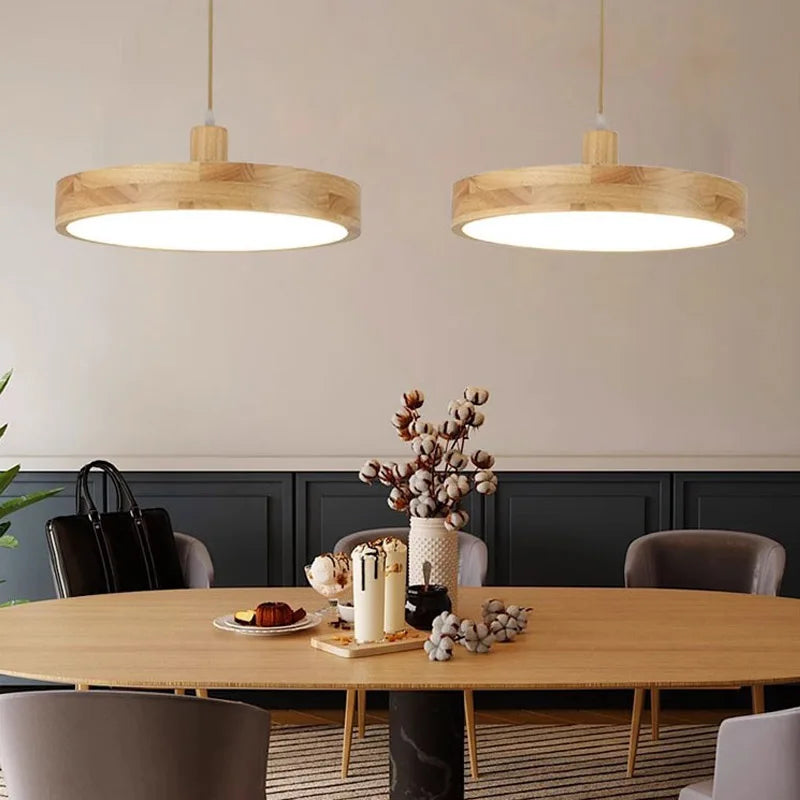 Pendente Wooden - em led