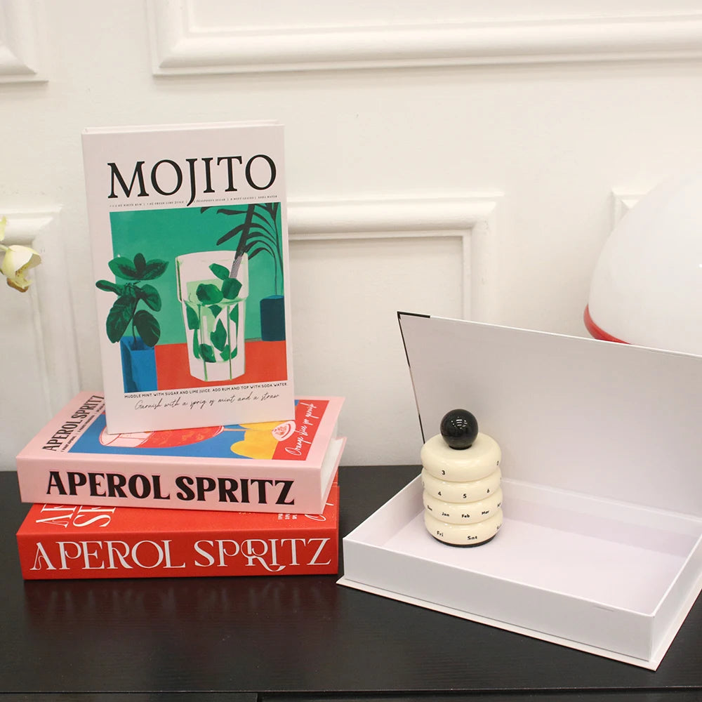 Livros Caixa Decorativos - Série Cocktails