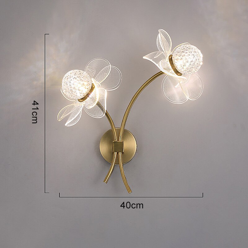 Arandelas Flower Duplo - design criativo