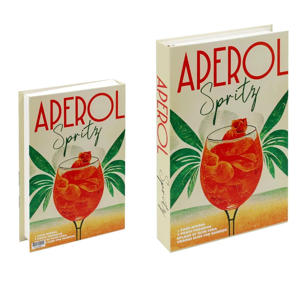 Livros Caixa Decorativos - Série Cocktails