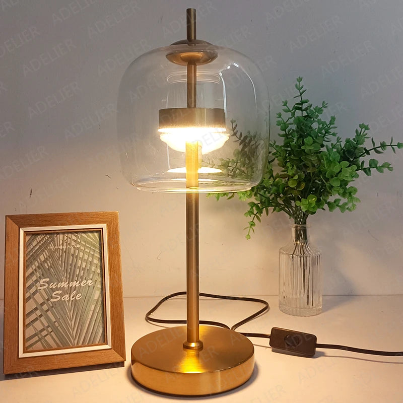 Luminária de mesa Philly - 03 Opções de vidro