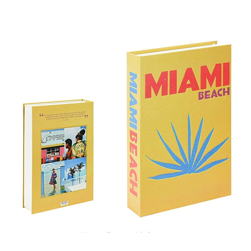 Livro caixa decorativo - Série Viagens