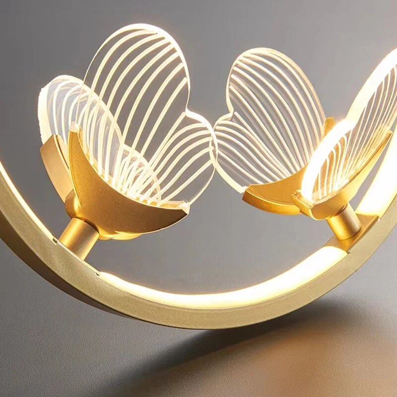 Linha de iluminação Mini Borboletas - criativo e elegante