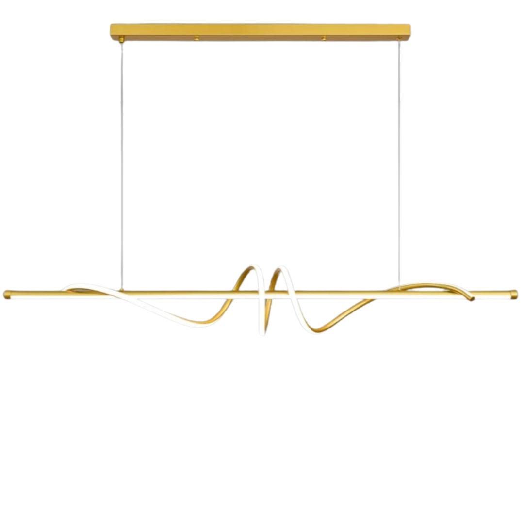 Lustre Curvas em led - 02 Tamanhos