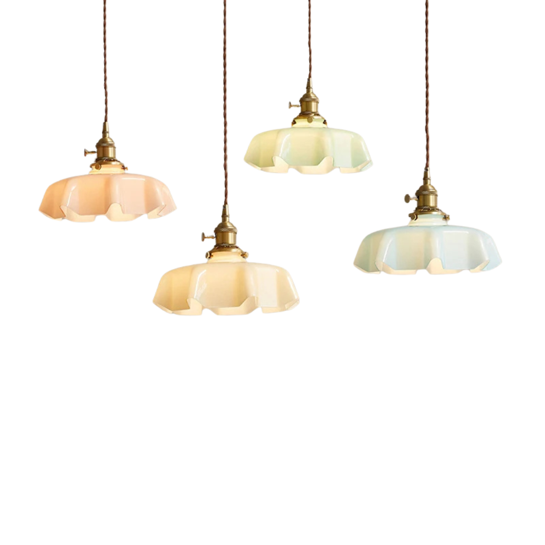 Lustre em vidro Vintage Francês