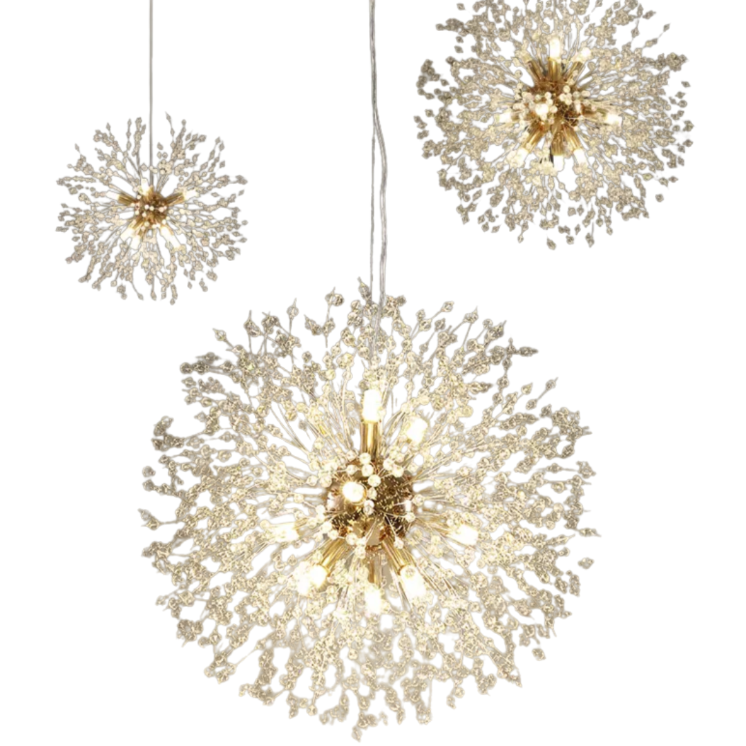 Lustre Sparks 8 lâmpadas - 40cm diâmetro