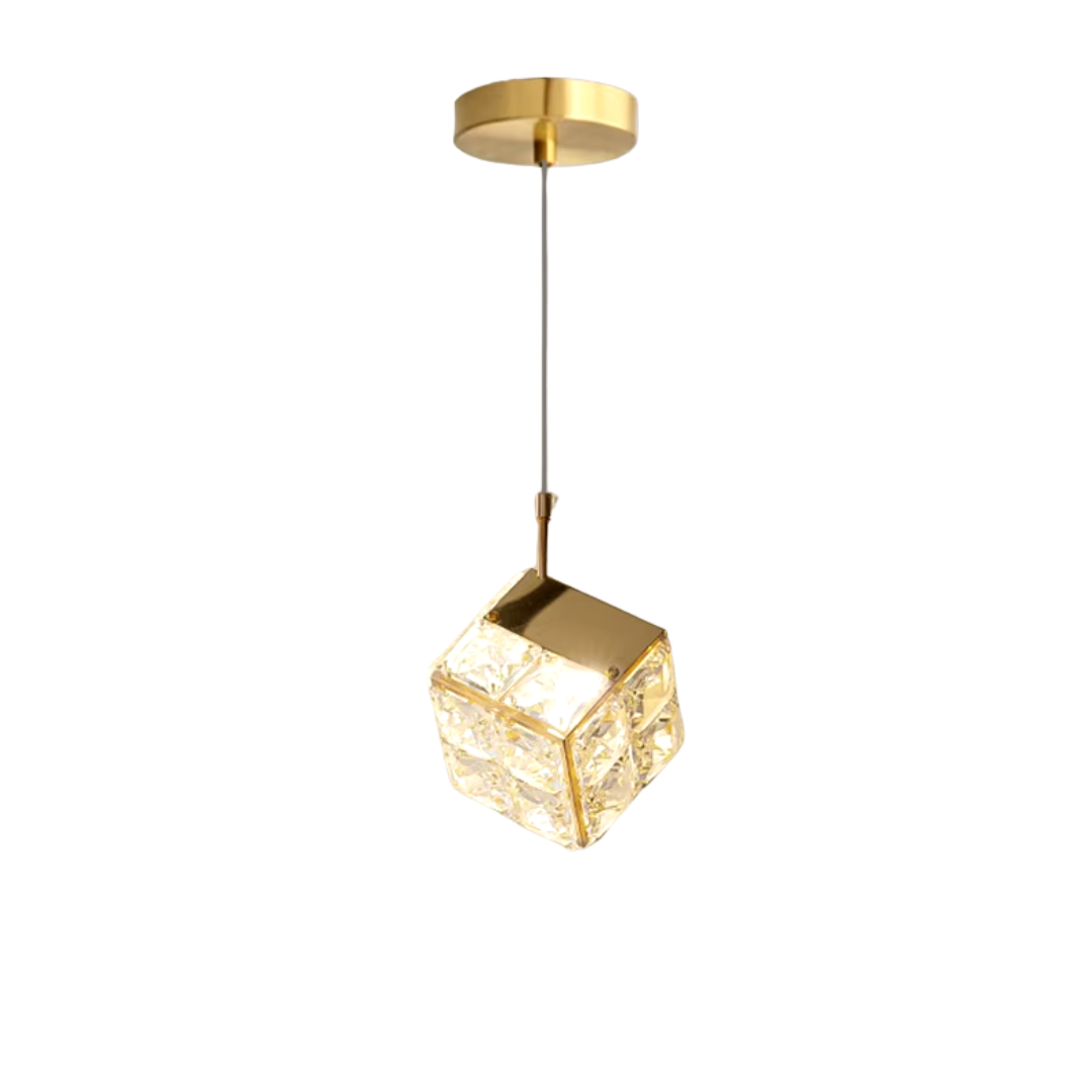 Pendentes Crystal Cubo - moderno e sofisticado