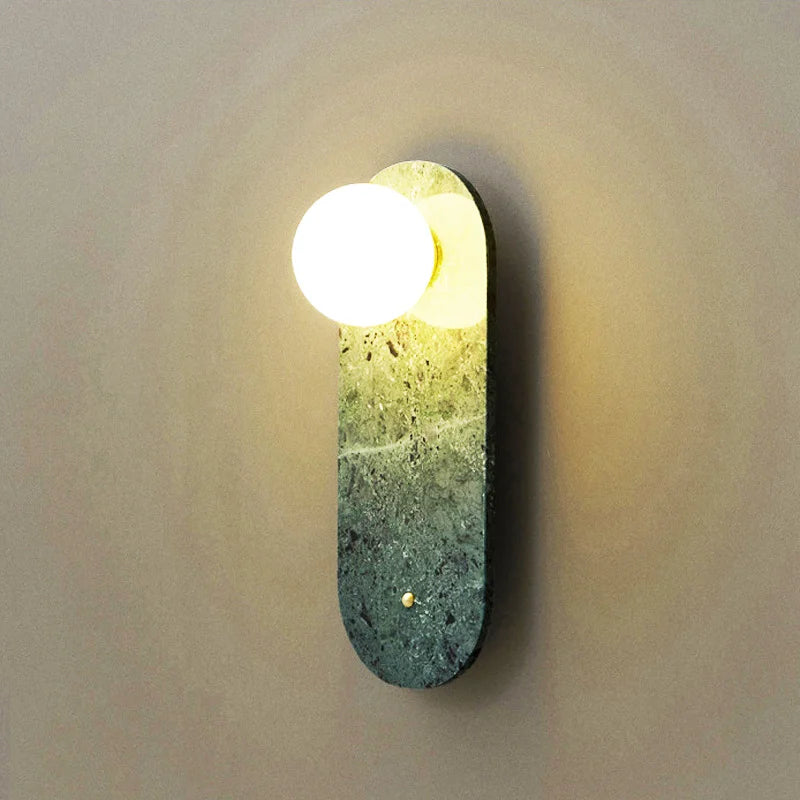 Arandelas Marble - em Metal & Mármore