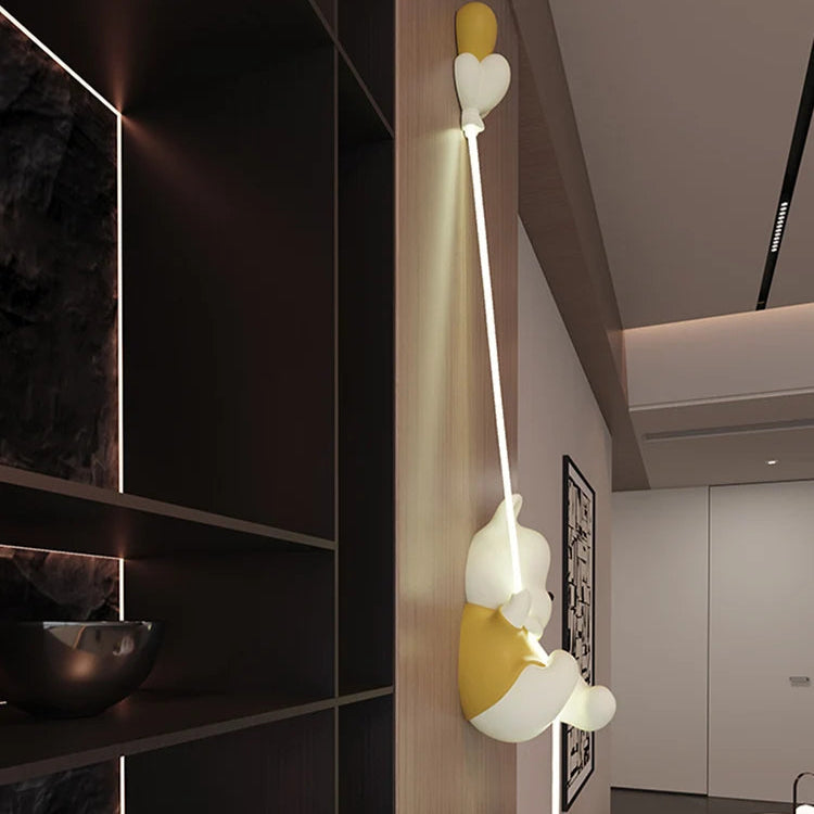 Arandela em led Urso - Design criativo