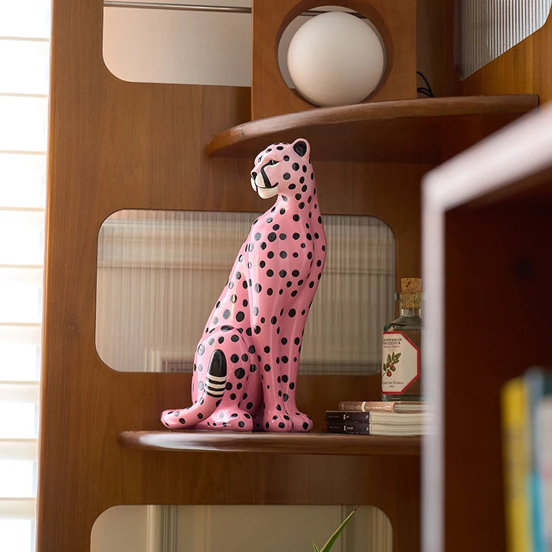 Escultura Pink Pantera - 38cmx22cm