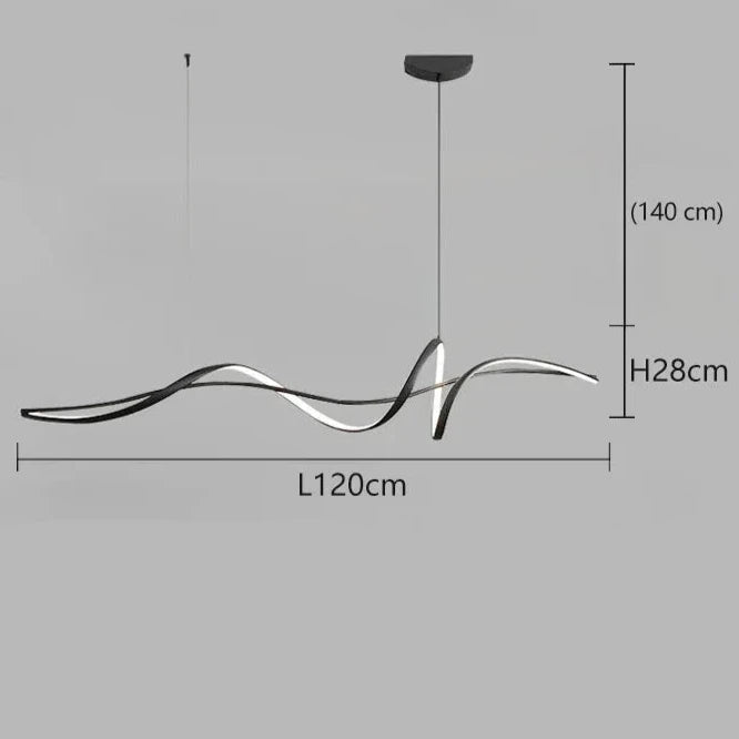 Lustre dimerizável Rio - em alumínio