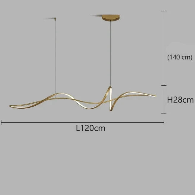 Lustre dimerizável Rio - em alumínio