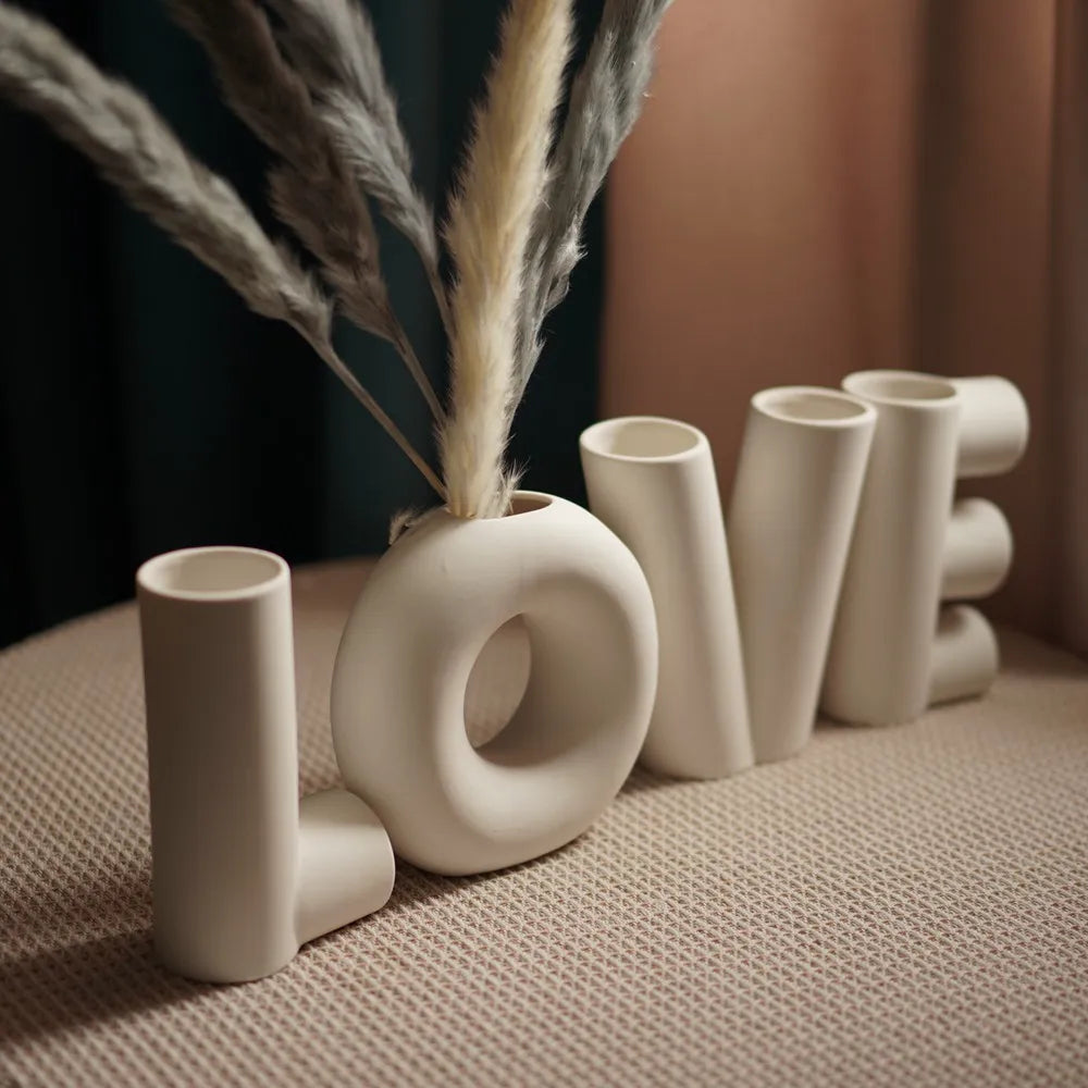 Jogo 4pcs Vasos L.O.V.E
