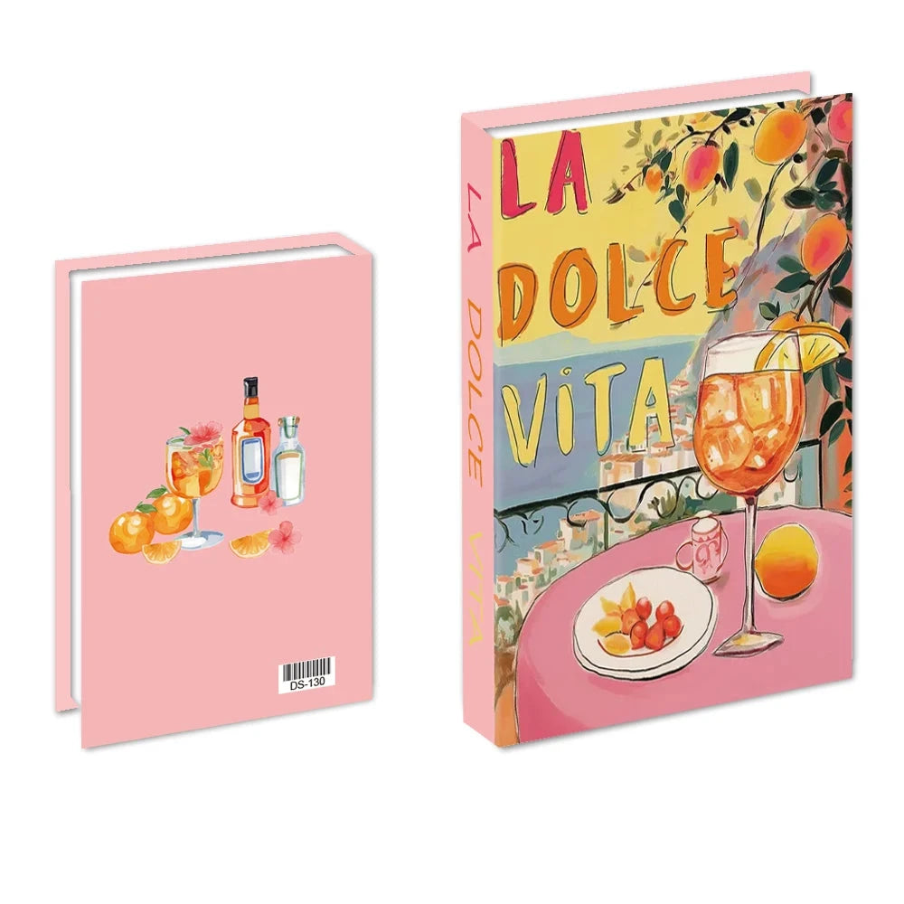 Livros Caixa Decorativos - Série Cocktails